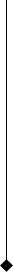 a vertical black color line with diamond shape